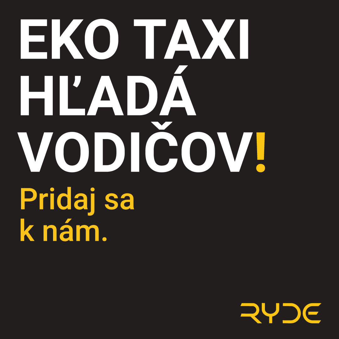 eko taxi hľadá vodičov